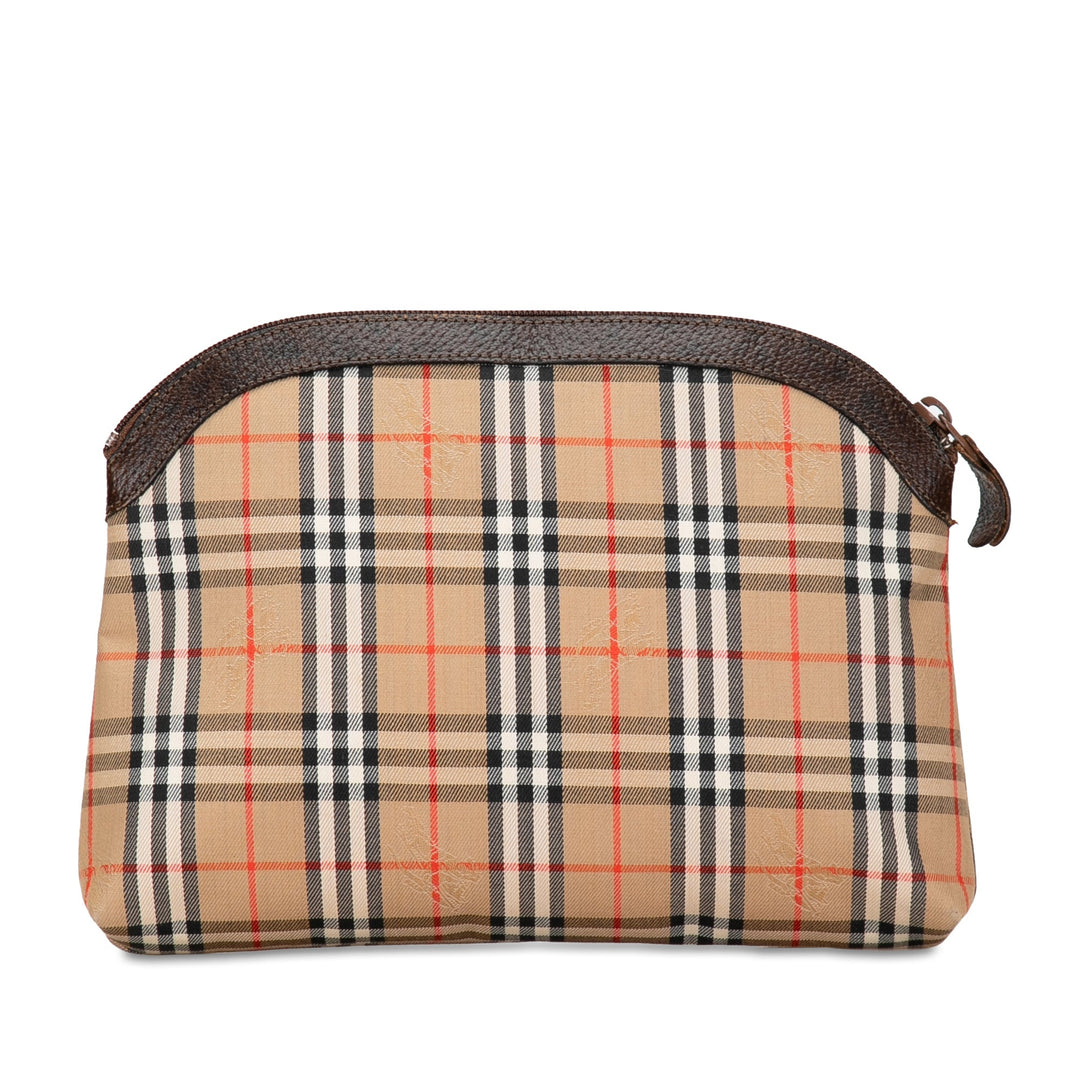 BURBERRY Haymarket Check Clutch Clutch Bag