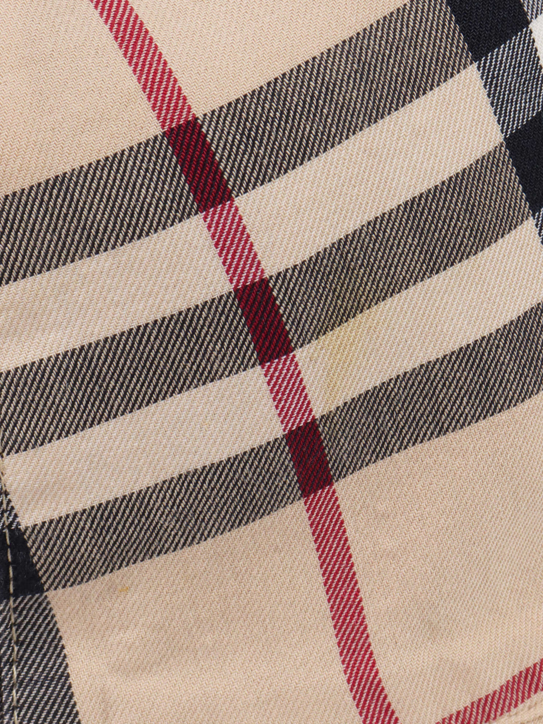 Burberry Cotton Check Reversible Bucket Hat.