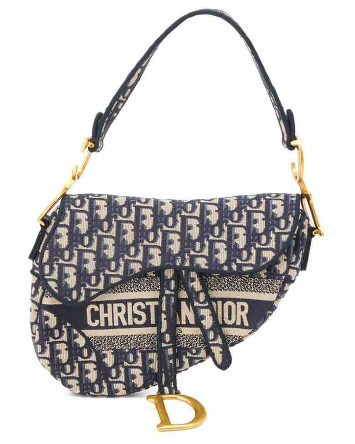 Top quality Dior Saddle Medium Oblique Shoulder Bag