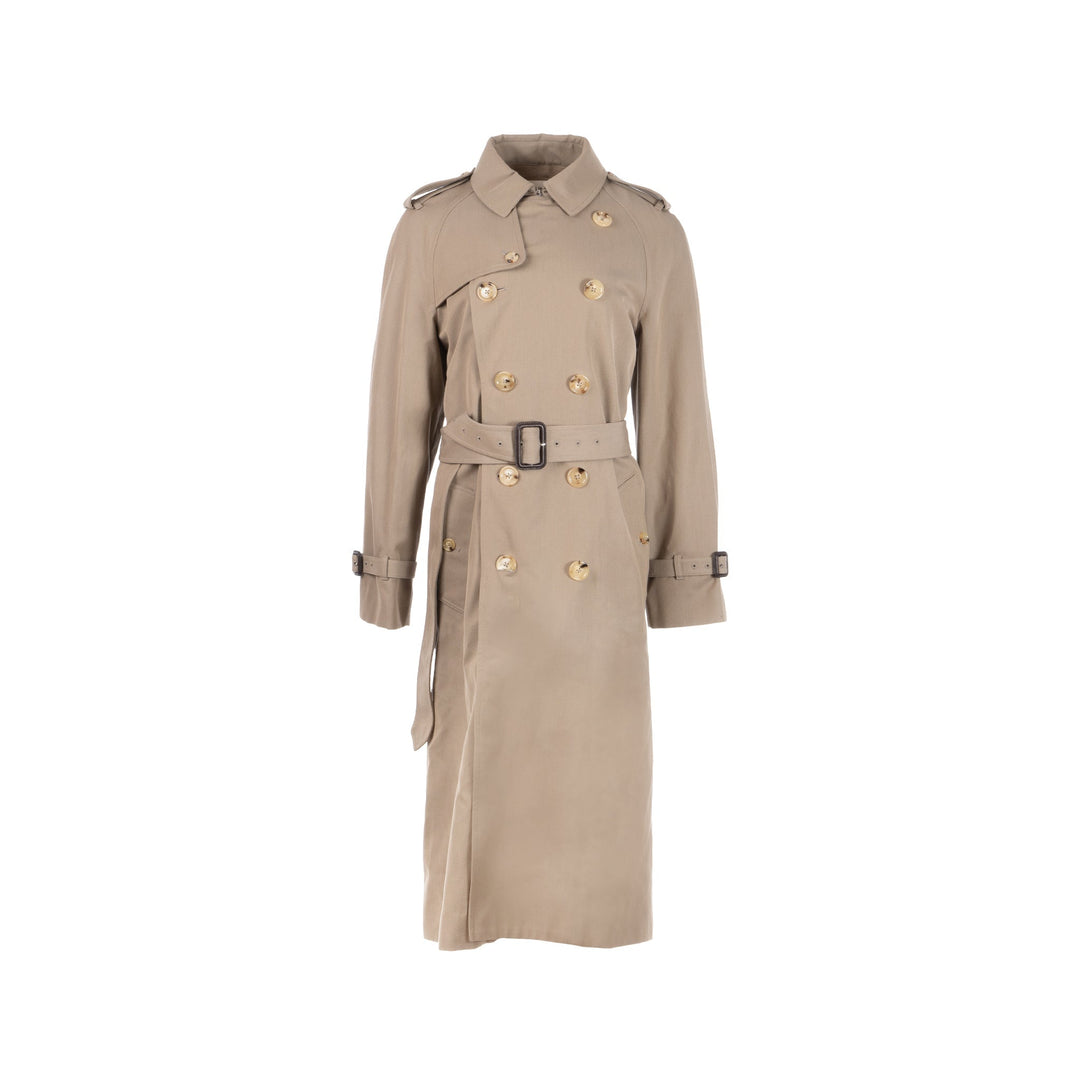 Celine size 42 Trench Coat Laine / Cotton beige