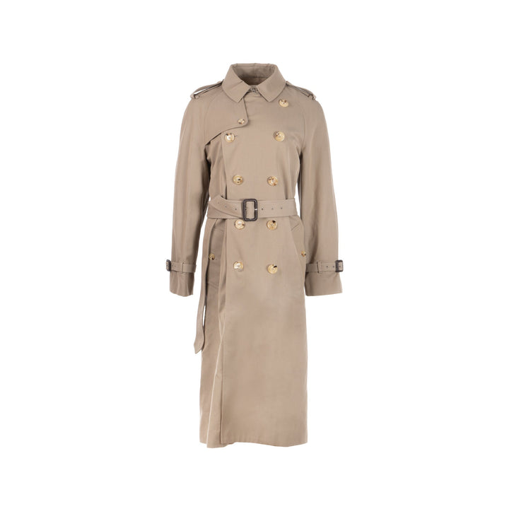 Celine size 42 Trench Coat Laine / Cotton beige
