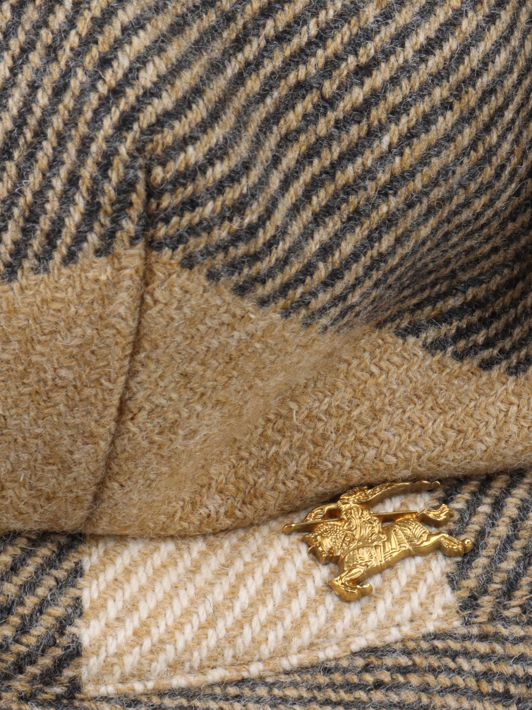Burberry Check Wool Hat.