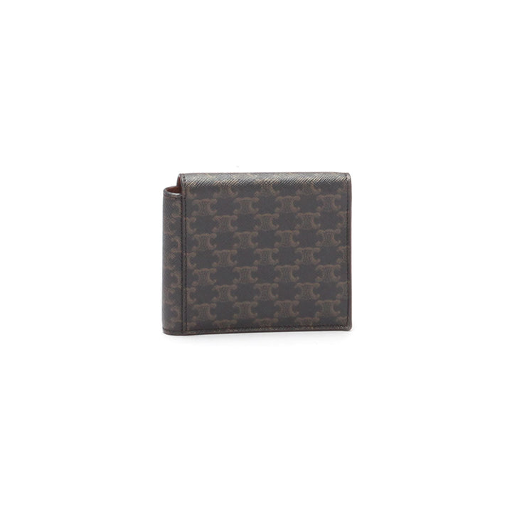 Celine Triomphe Canvas Flap Origami Wallet