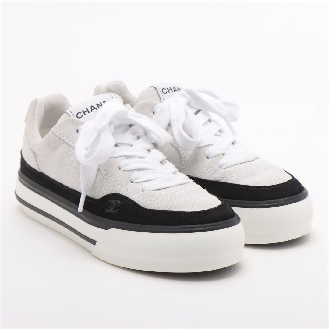 Top Quality Chanel Coco 23B  Trainers 37  Black X White G45208