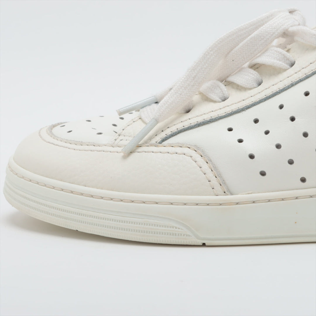 Top Quality Chanel Coco Leather Trainers 38  White G38808