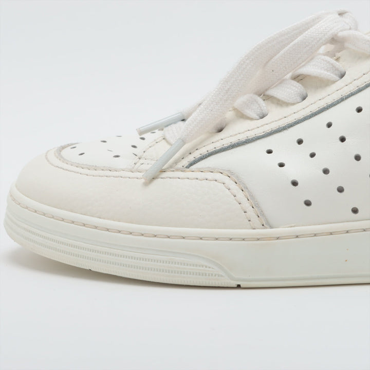 Top Quality Chanel Coco Leather Trainers 38  White G38808