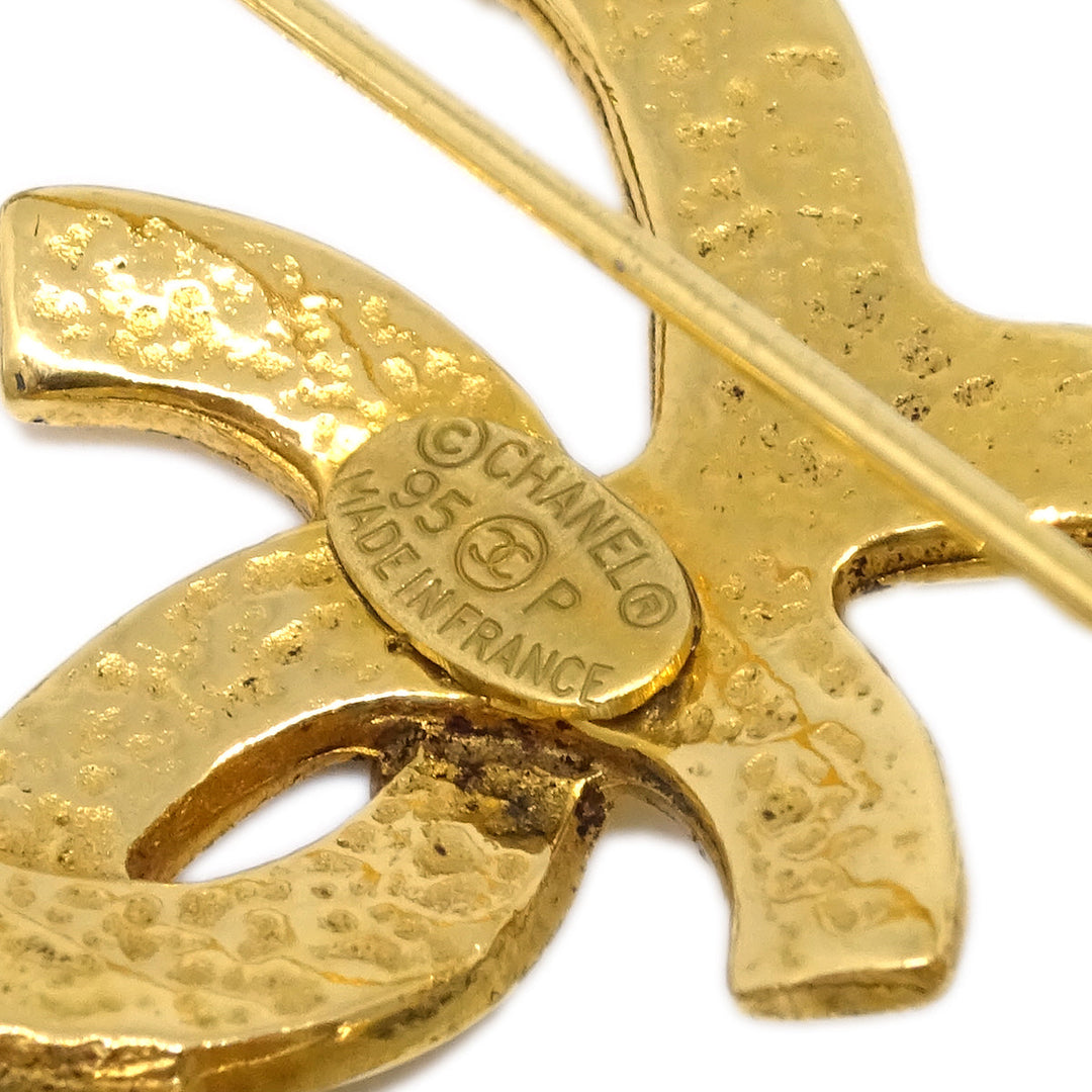 Top Quality Chanel Heart Brooch Gold 95P