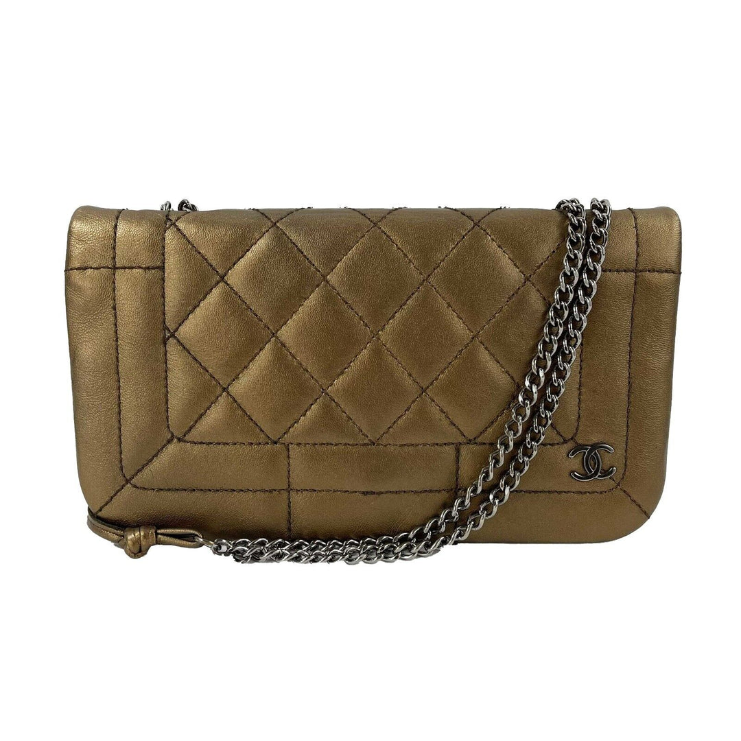 Chanel - 2008 Rectangular Quilted Leather Full New Shoulder Bag / Crossbody