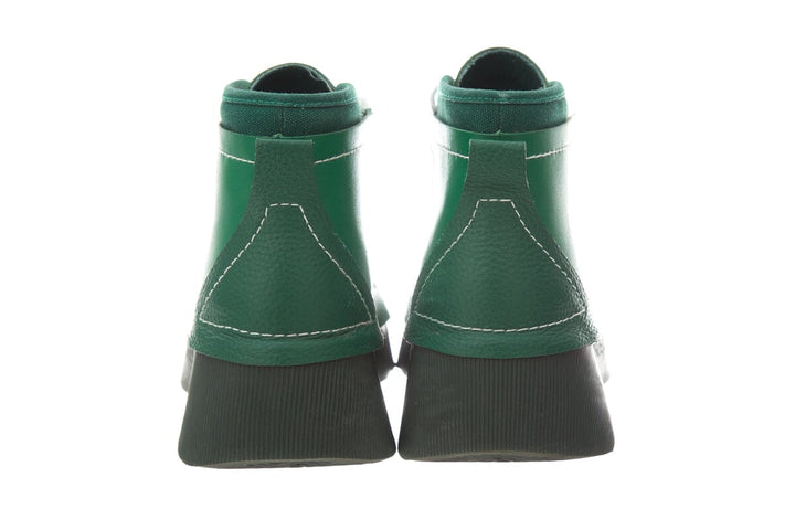 JW Anderson Green Paneled High-Top Sneakers SZ 37