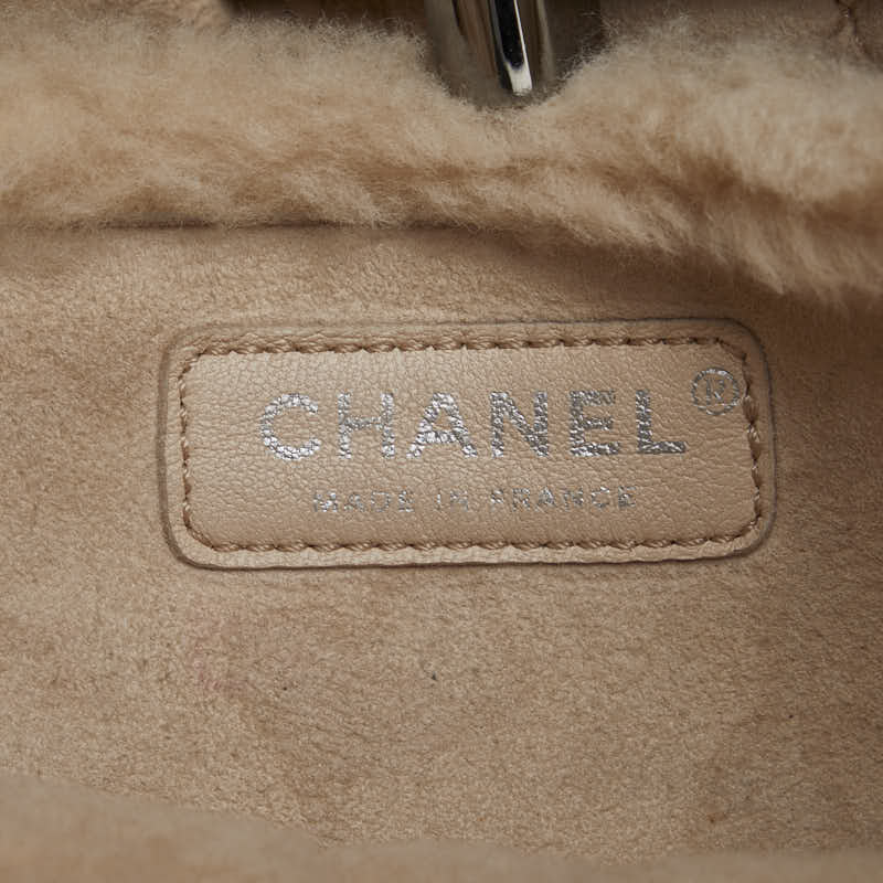 Top Quality Chanel Mattress Logo Gold  Boar Chain houlder Bag Beige Sweater  CHANEL