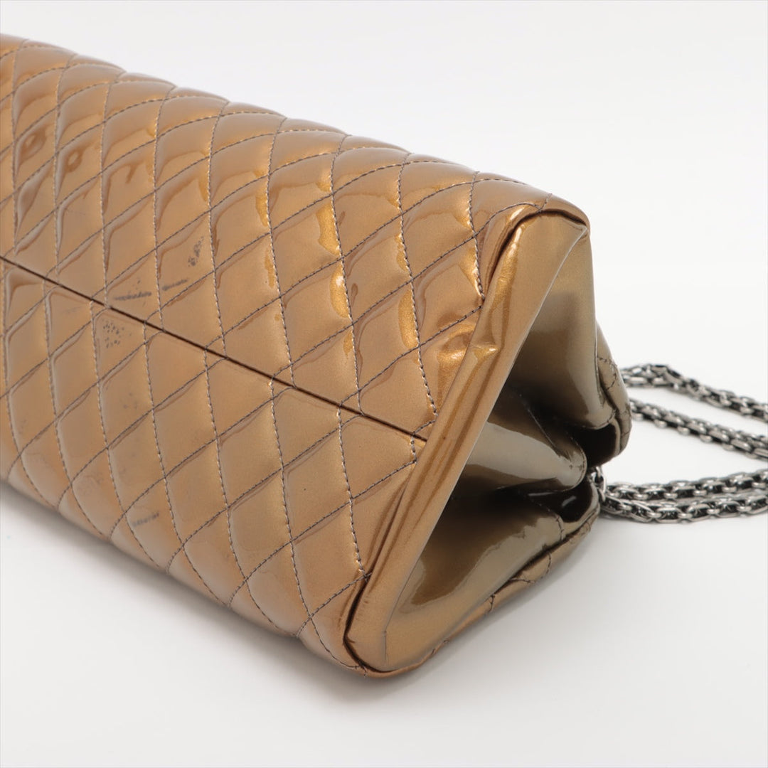 Top Quality Chanel Matrasse Patent Leather Balling Bag G Gummetal Gold  15th