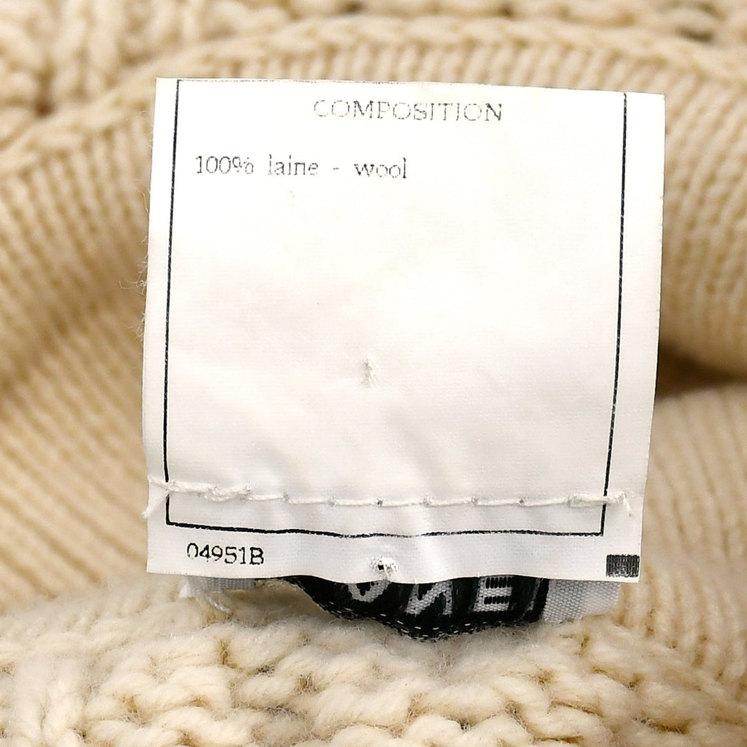 Top Quality Chanel Fall 1996 wool fisherman knit jumper #44