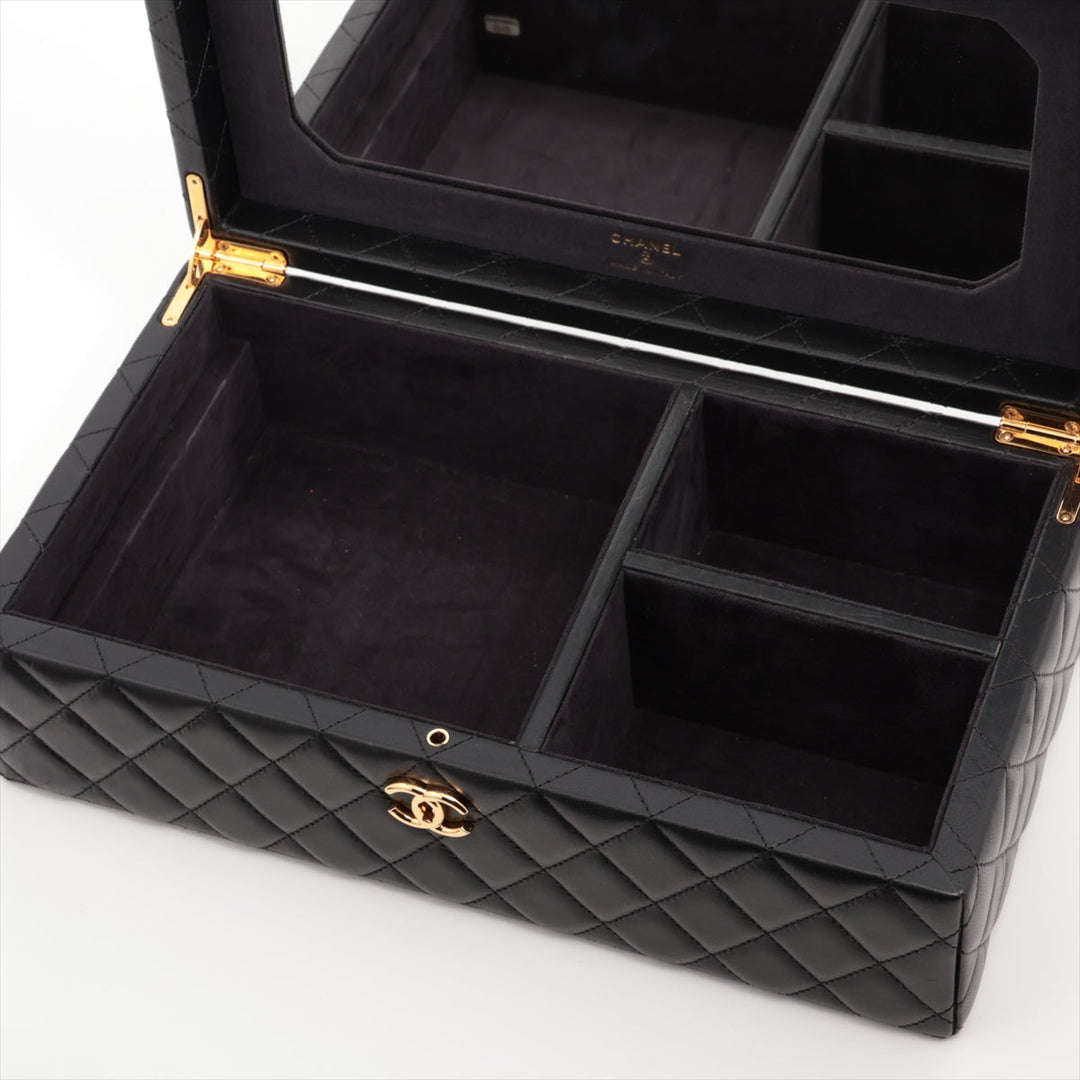 Top Quality Chanel Matrasse  Jewelry Case Black G