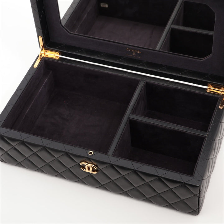 Top Quality Chanel Matrasse  Jewelry Case Black G