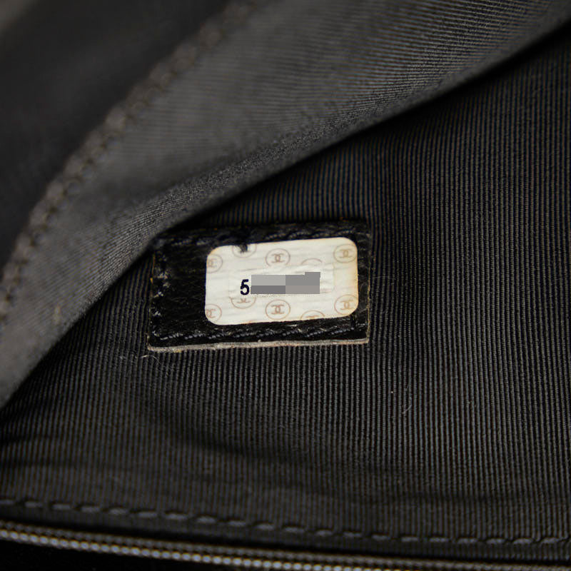 Top Quality Chanel Logo Handbags Handbags Black Leather  Chanel