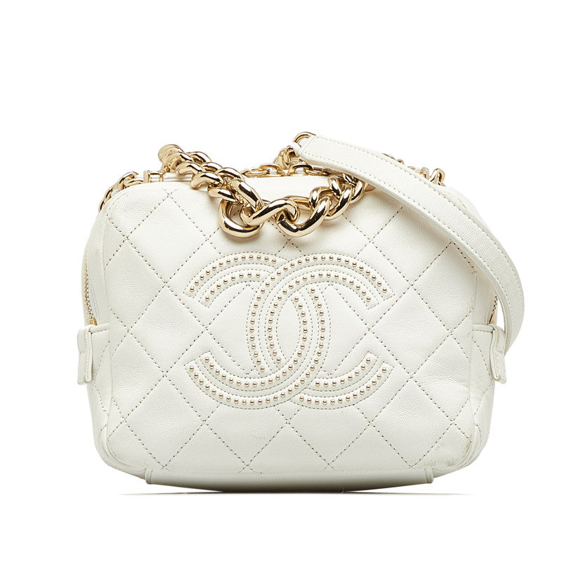 Top Quality Chanel Matrases Cocomark tands Chain Handbags Shoulder Bag White   CHANEL