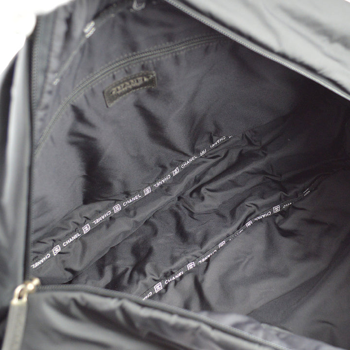 Top Quality Chanel Black Nylon Sport Line Duffle Gym Bag