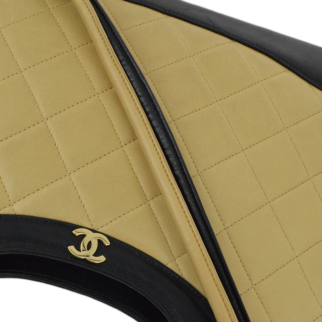 Top Quality Chanel Beige Calfskin Cambon Ligne Tote Handbag