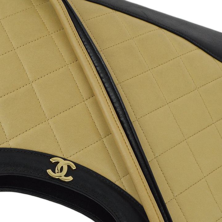 Top Quality Chanel Beige Calfskin Cambon Ligne Tote Handbag