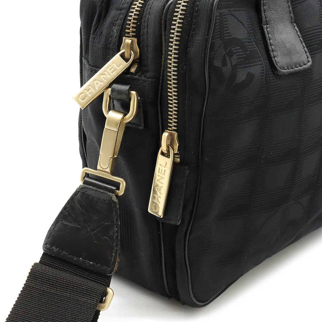 Top Quality Chanel New Loveel Line Handbag 2WAY Handbags Nylon  Black Black A15970