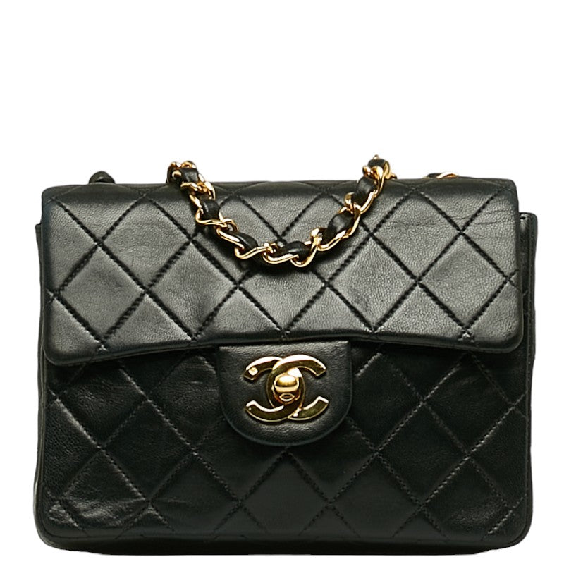 Top Quality Chanel Mini Mattress Cocomark Gold  houlder Bag Black   CHANEL