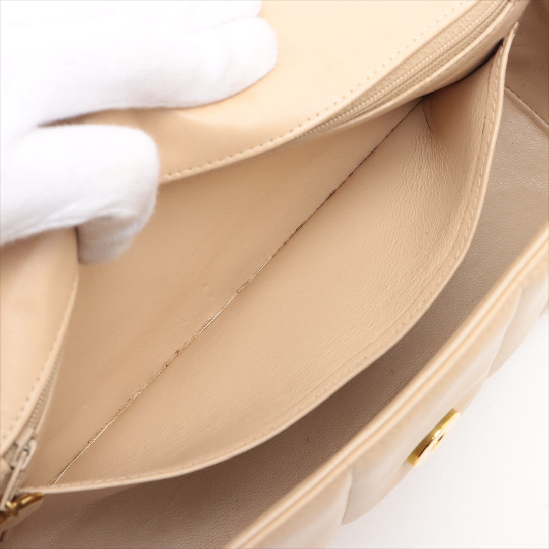 Top Quality Chanel Mademoiselle Shoulder Bag in Lambskin Beige