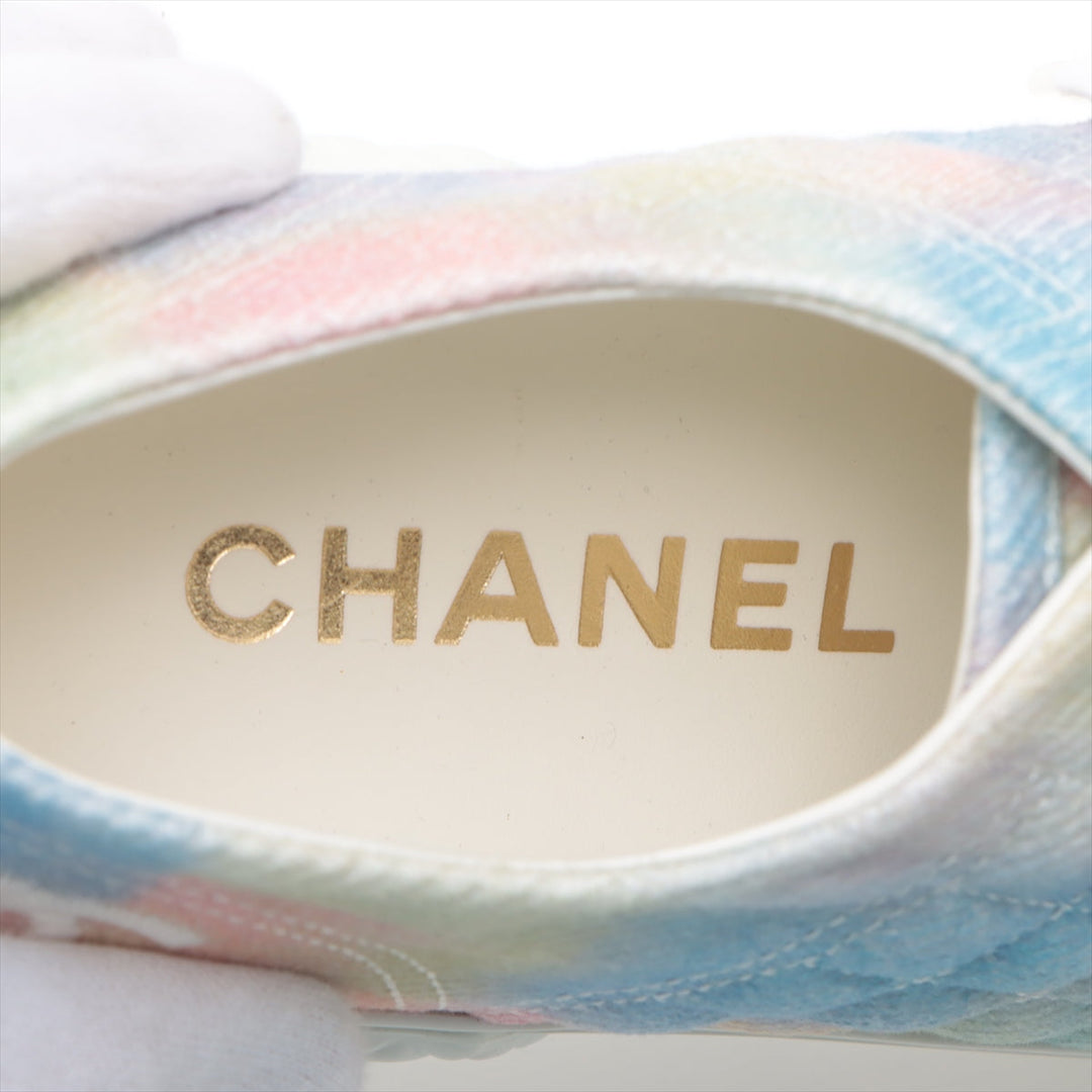 Top Quality Chanel Coco 22SS Canvas Trainers 38C  Multicolor G38278 Matrasse