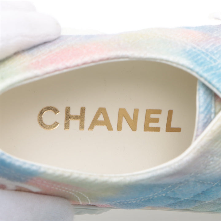 Top Quality Chanel Coco 22SS Canvas Trainers 38C  Multicolor G38278 Matrasse