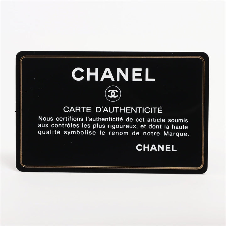 Top Quality Chanel Boy Top Quality Chanel Caviar S Round  Wallet Black Silver Gold