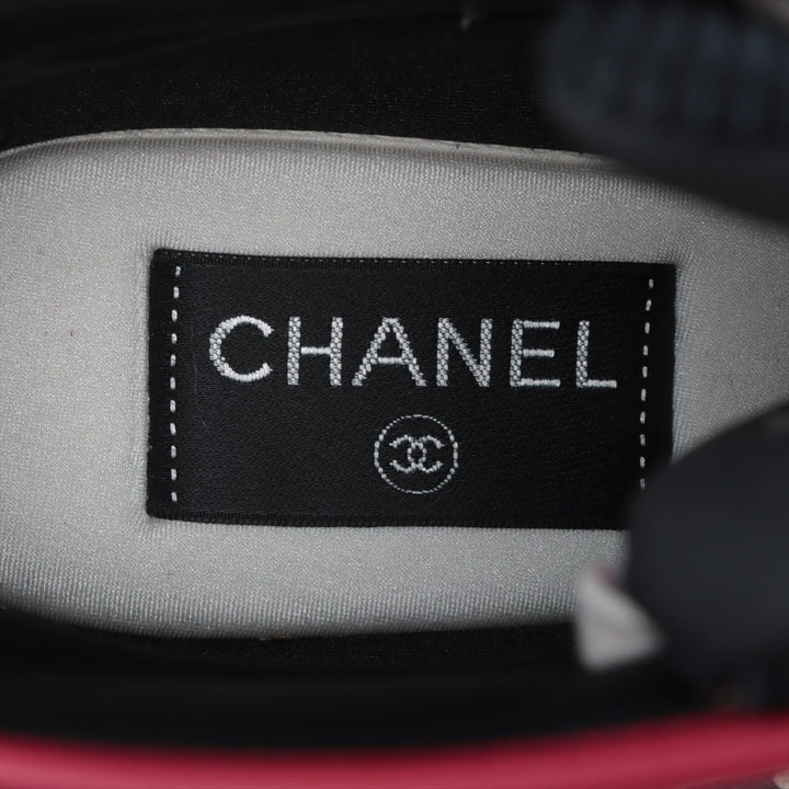 Top Quality Chanel Coco Leather High-Cut Sneaker 37 1/2  Multicolor G34053