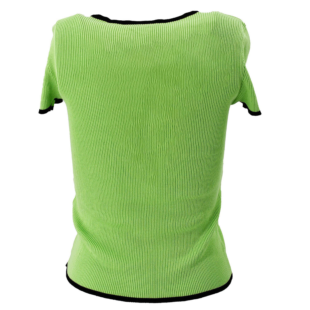Top Quality Chanel 1995 spring ribbed cotton T-shirt #40