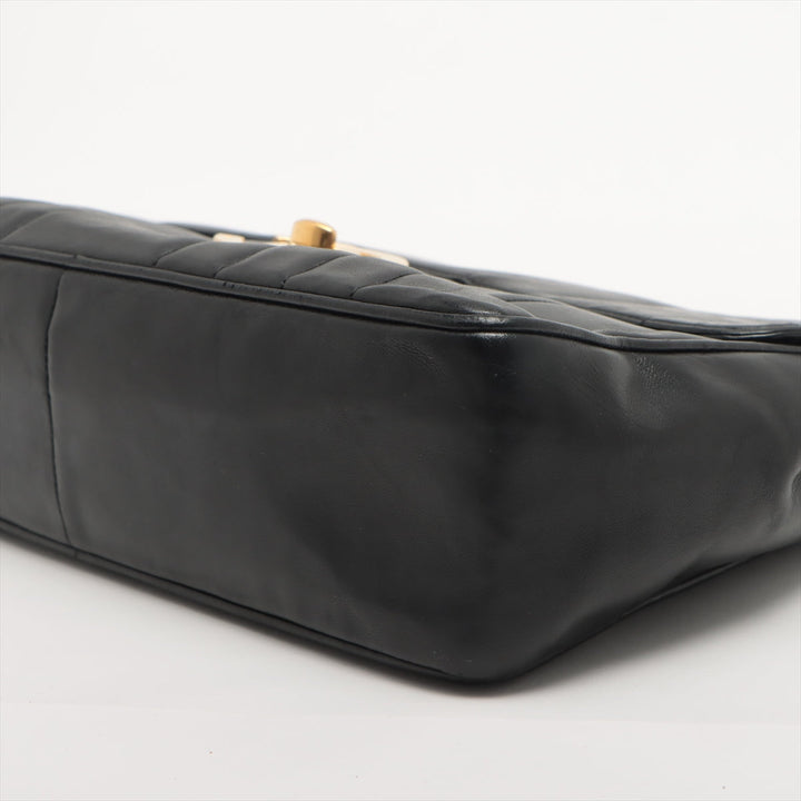 Top Quality Chanel Black Lambskin Mademoiselle Chain Shoulder Bag