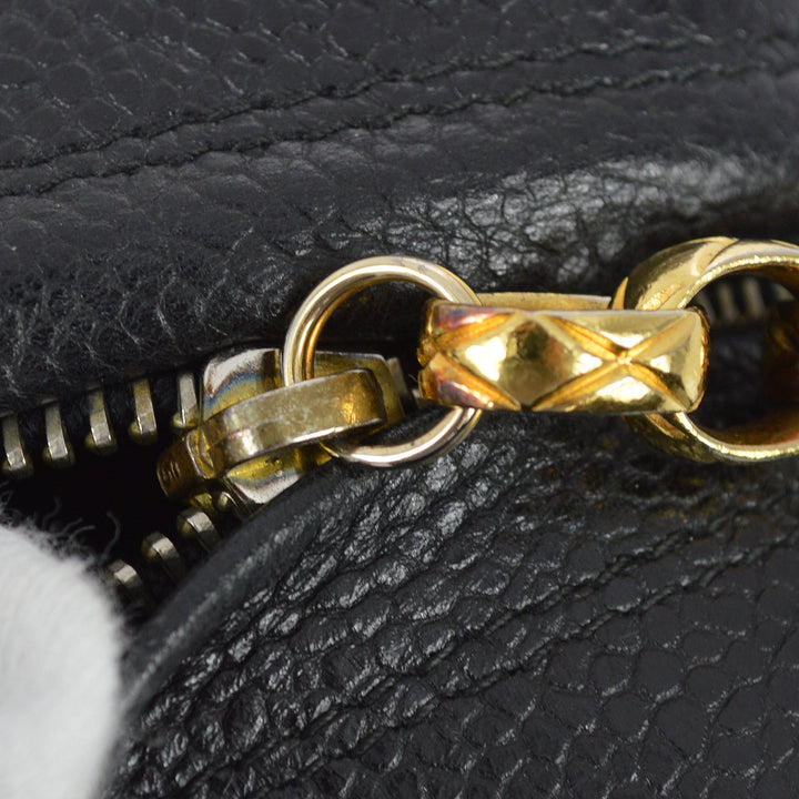 Top Quality Chanel 1994-1997 Black Caviar Skin Camera Bag Mini