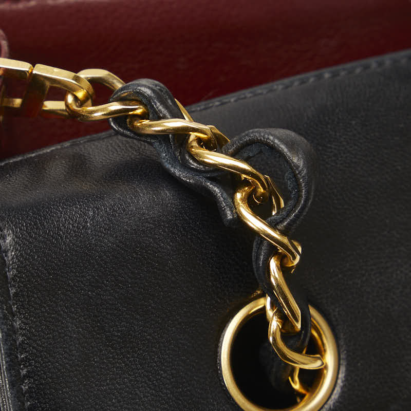 Top Quality Chanel Mattress Diana 25 Chain houlder Bag Black Leather Lady Chanel