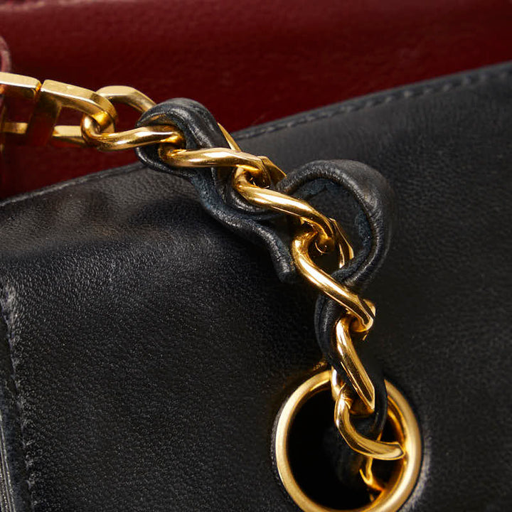 Top Quality Chanel Mattress Diana 25 Chain houlder Bag Black Leather Lady Chanel
