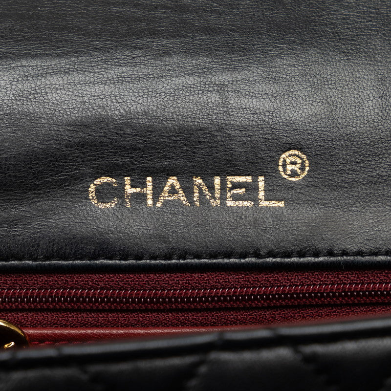 Top Quality Chanel Mini Flap Bag in Lambskin Black Ladies