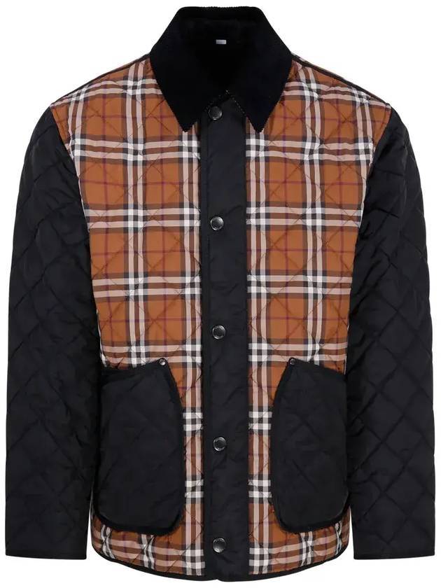 Burberry Vintage Check Quilted Jacket Brown