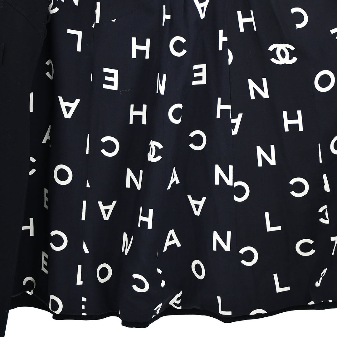 Top Quality Chanel Spring 1997 flared button-up dress #40