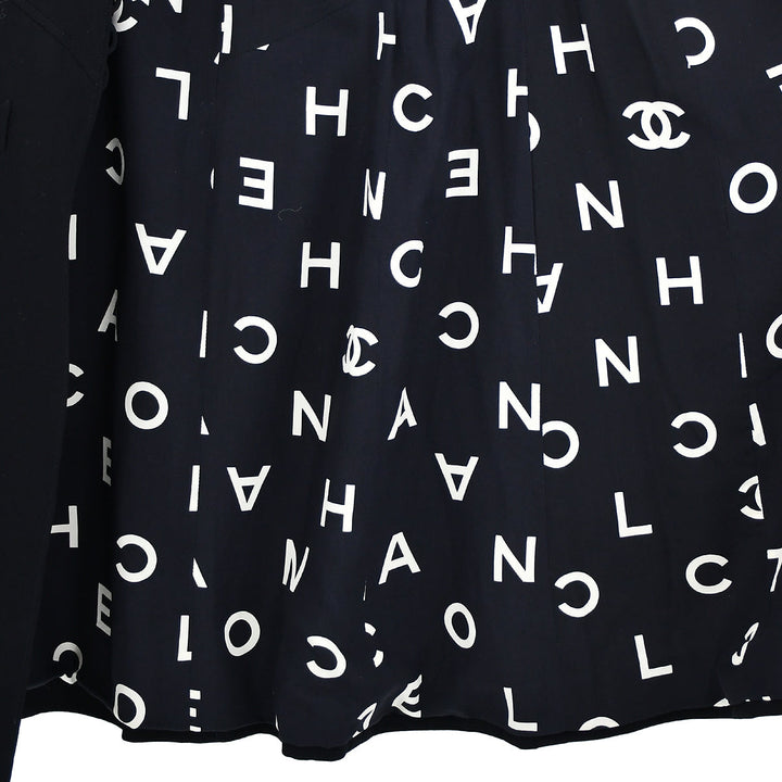 Top Quality Chanel Spring 1997 flared button-up dress #40