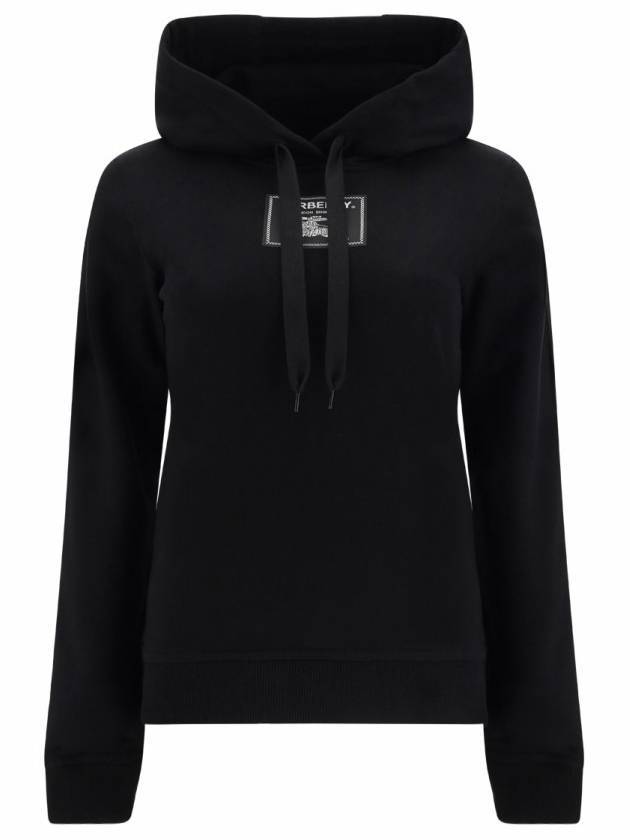 Burberry WoMen's Prorsum Label Cotton Hoodie Black