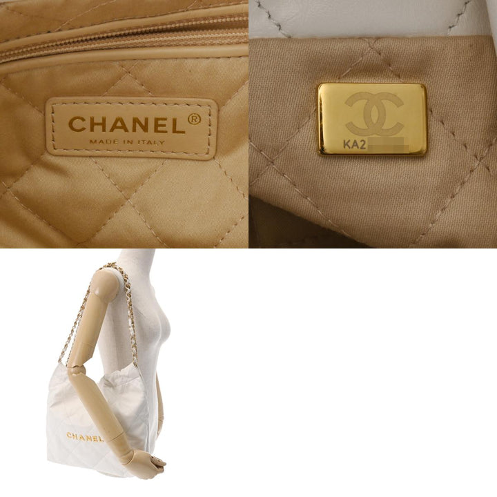 Top Quality Chanel Top Quality Chanel Top Quality Chanel 22 Small Handbag White Gold  AS3260  Shineykerf Handbags A-Rank Middle-Range Silver Silver Silver Silver Silver Gold