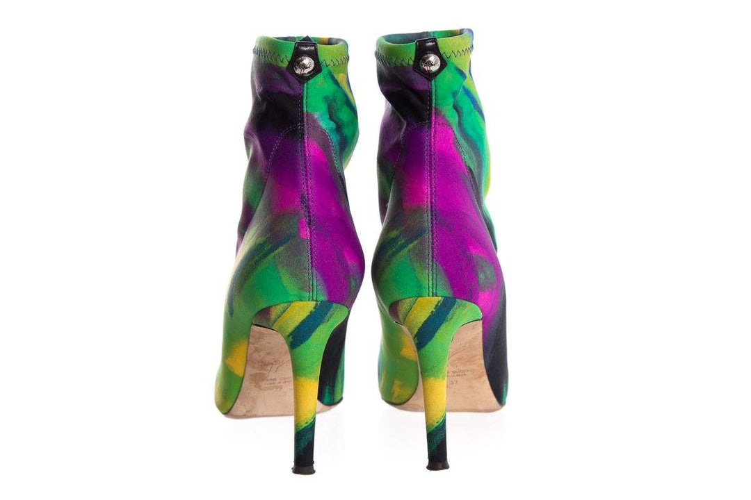 Giuseppe Zanotti Multi Tie-Dye Sock Boots SZ 37