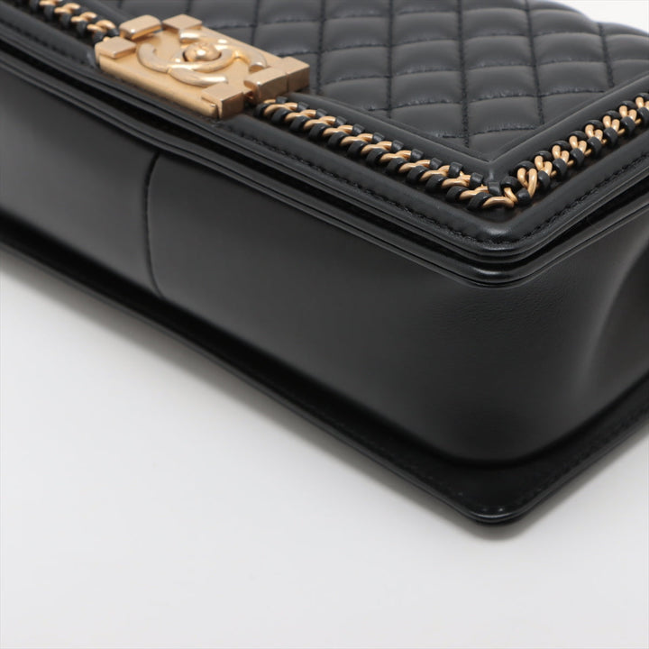Top Quality Chanel Boy Top Quality Chanel  Chain Shoulder Bag Black G