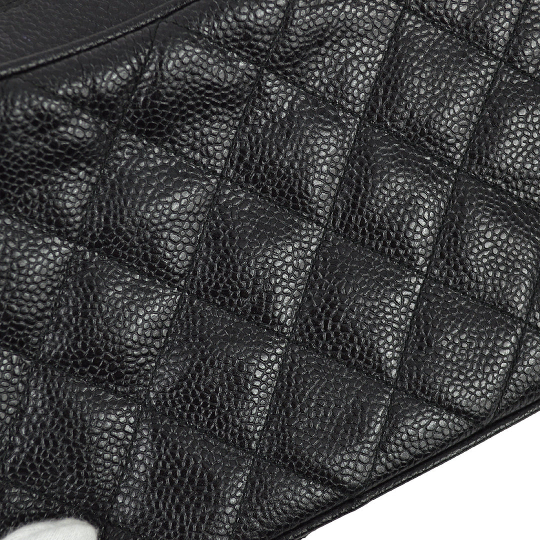 Top Quality Chanel 1994-1997 Black Caviar Skin Camera Bag Mini