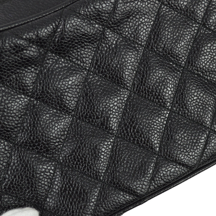 Top Quality Chanel 1994-1997 Black Caviar Skin Camera Bag Mini