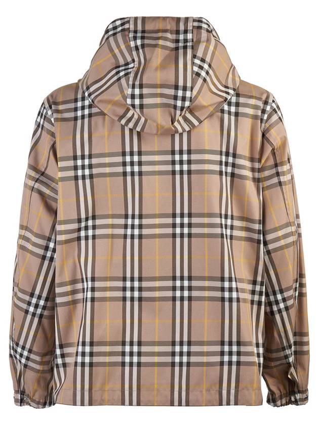Burberry Vintage Check Reversible Hooded Jacket Beige