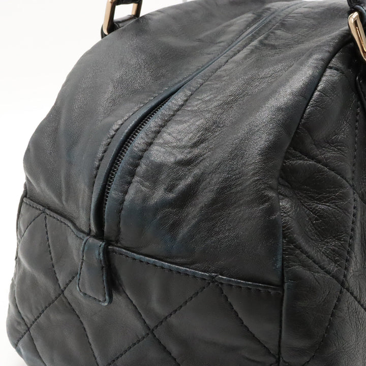 Top Quality Chanel Top Quality Chanel Cocomark Mini Boston  Bag Shoulder  Shoulder Tooth Black Black Black Blumin