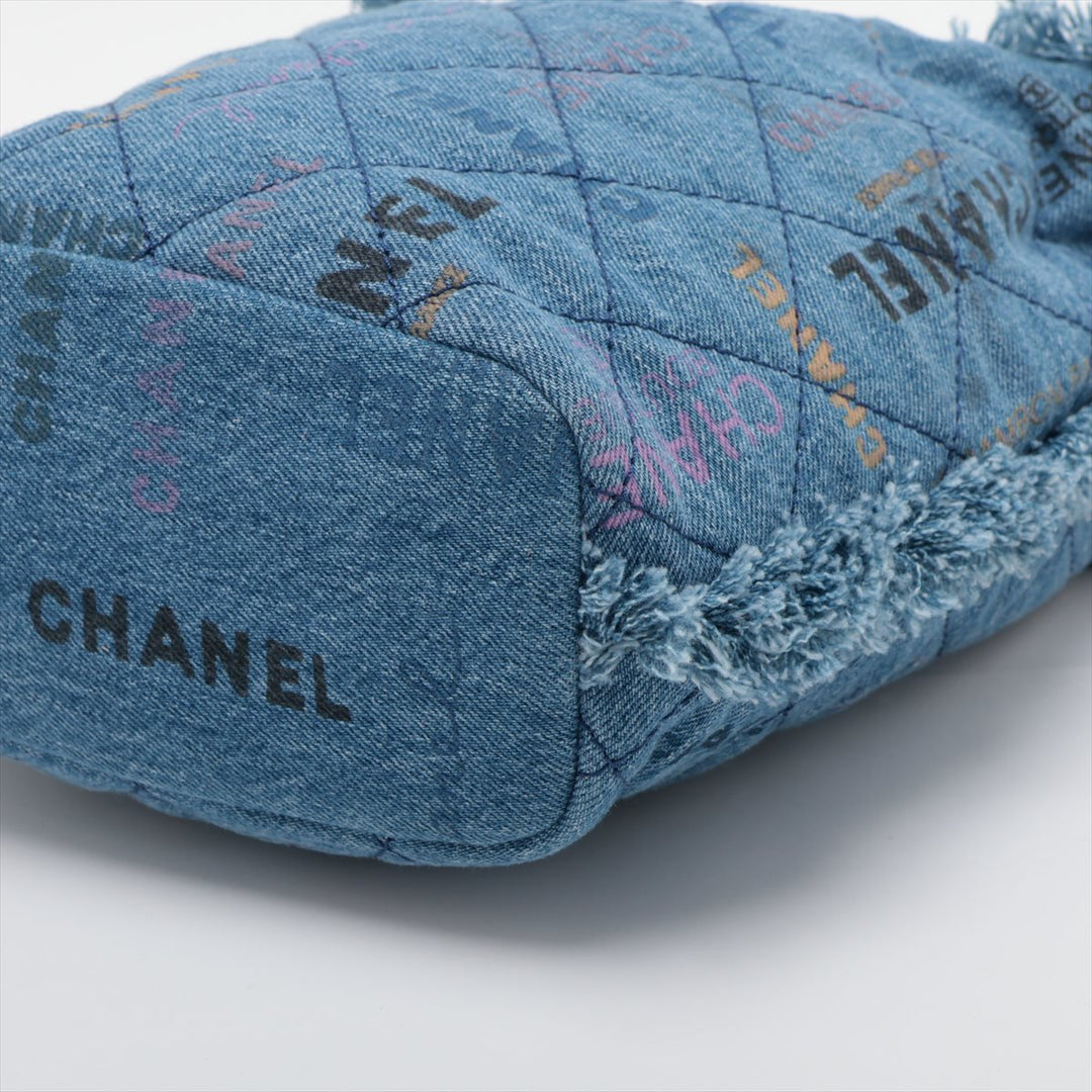Top Quality Chanel Matrasse Denim Handle Shoulder Bag Blue G
