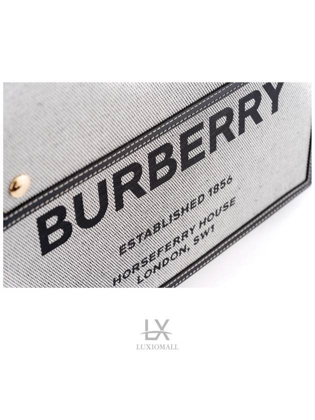 Burberry Two-Tone Pocket Tote Bag Grey