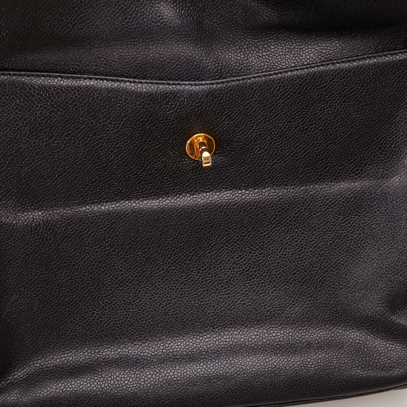 Top Quality Chanel Cocomark Gold  Chain houlder Bag  Bag Black Caviar S  CHANEL